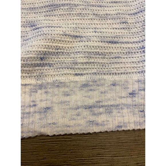 T By Talbots XLP Women's Sweater Blue & White Cotton Blend - Picture 13 of 16